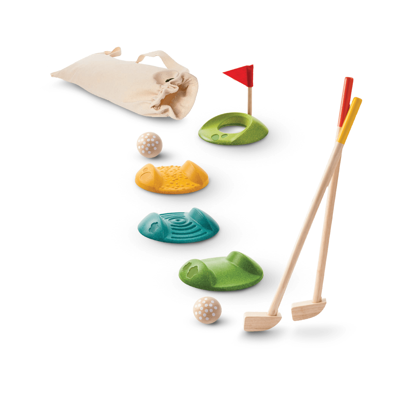 Plantoys Mini Golf Full Set nebu